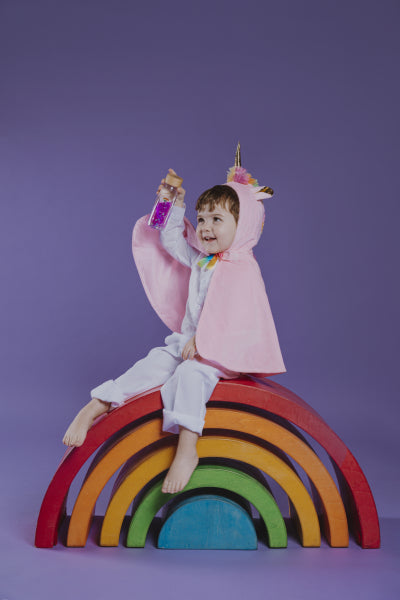 Bouteille sensorielle Move Arc-en-ciel magique – Petit Boum