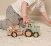 Tracteur avec remorque en bois FSC - Little Farm