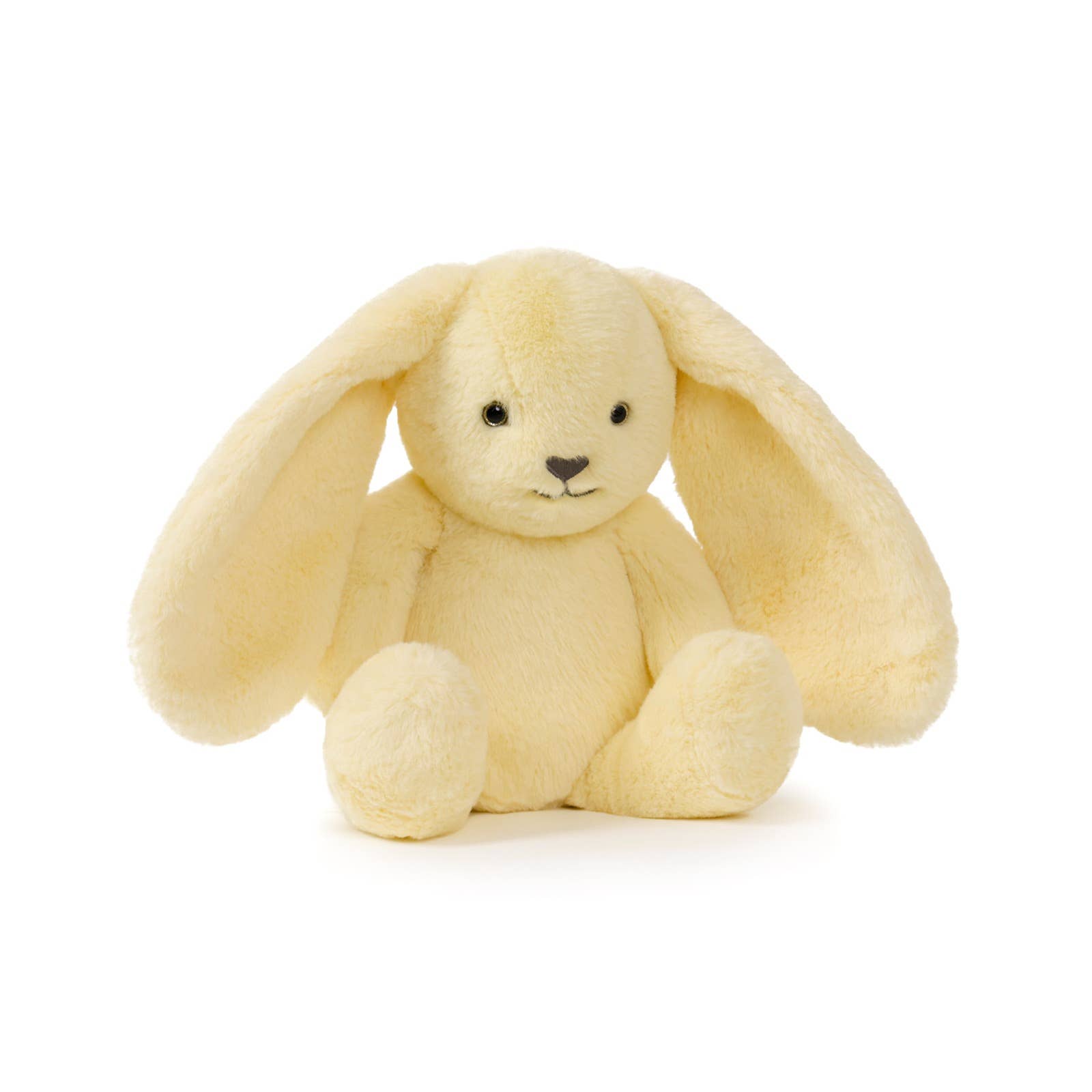 Peluche Lapin jaune - 34 cm