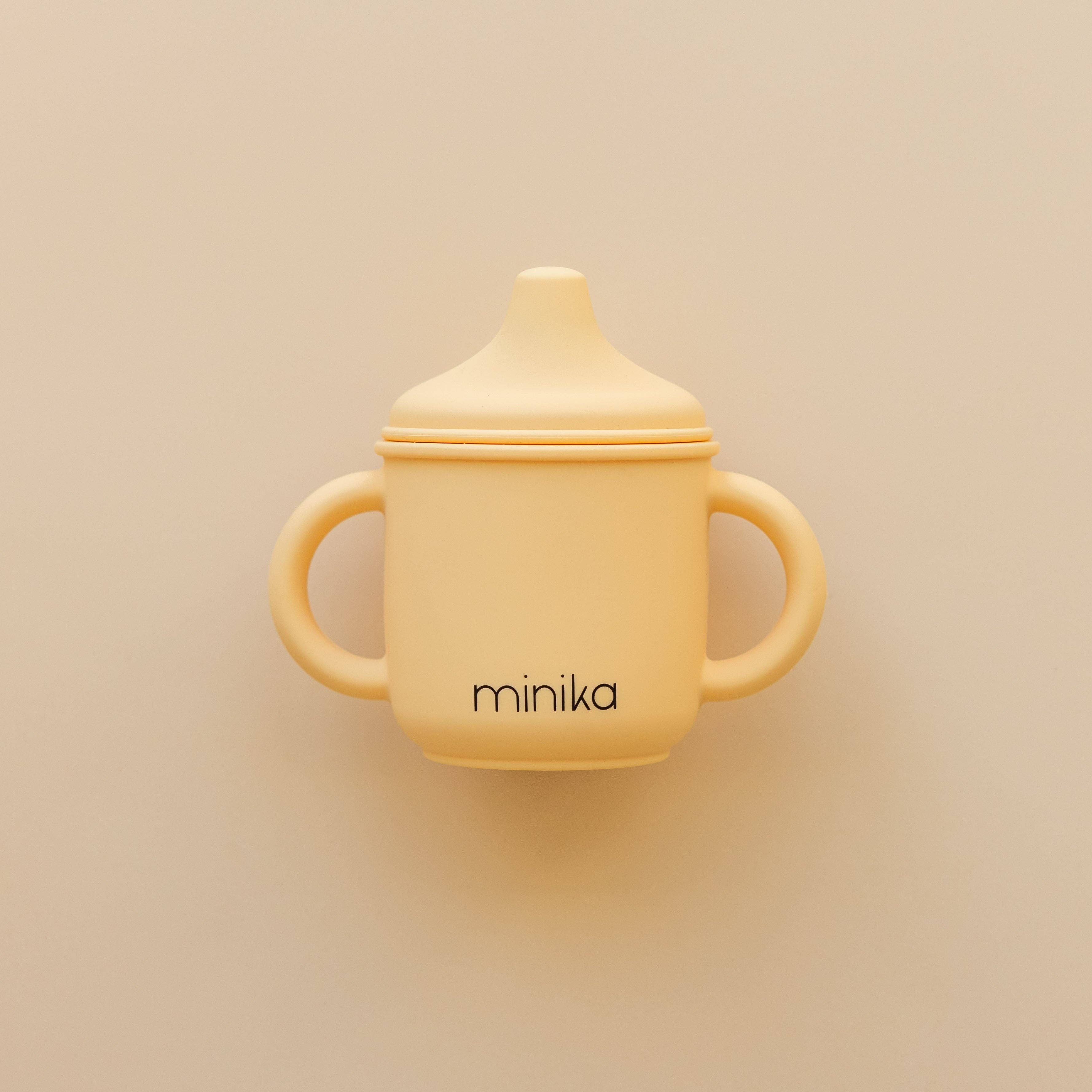 Tasse d'apprentissage en silicone avec poignées - Sunset