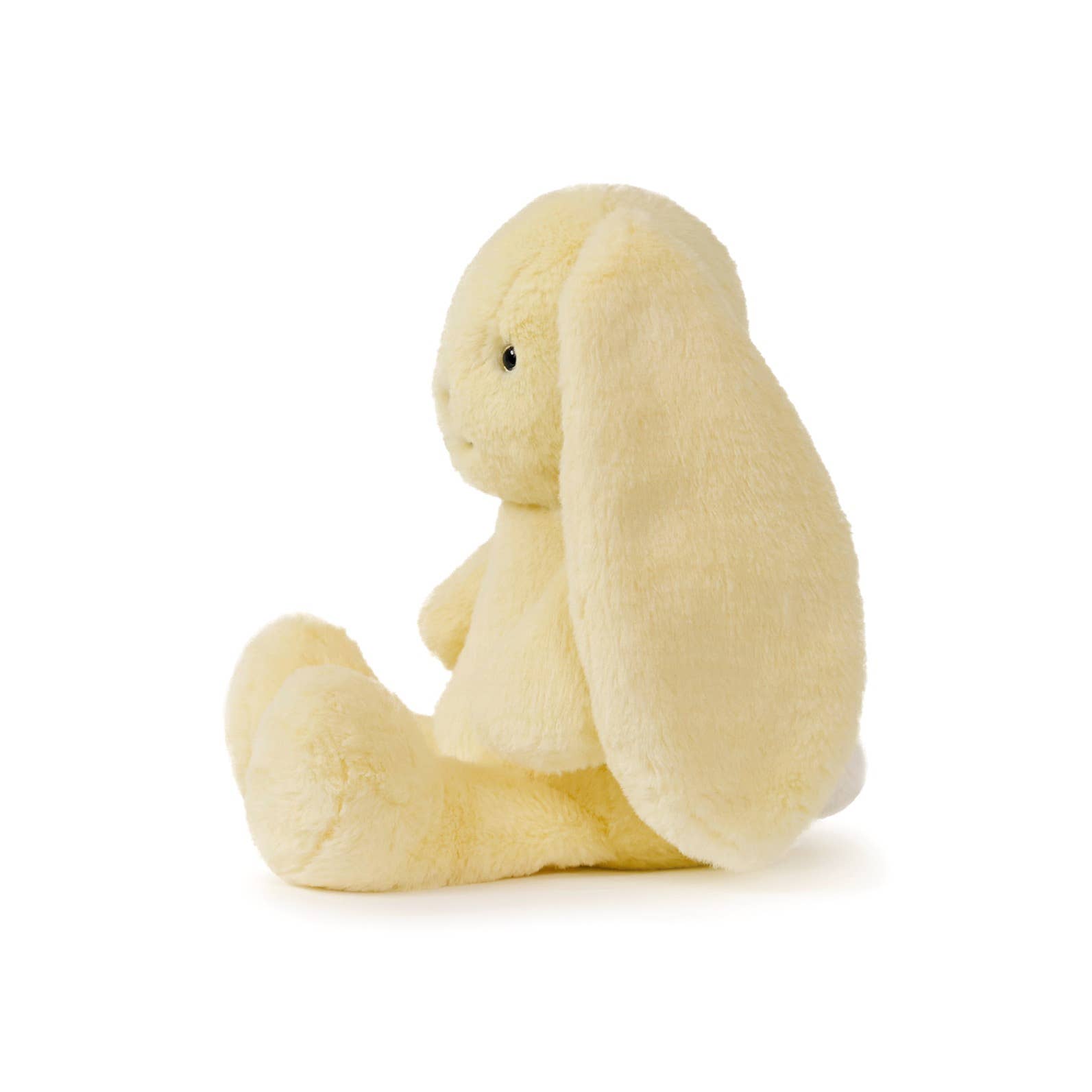 Peluche Lapin jaune - 34 cm
