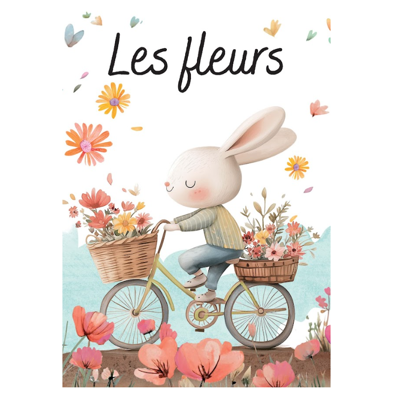 Puzzle magique à l'eau – Les fleurs