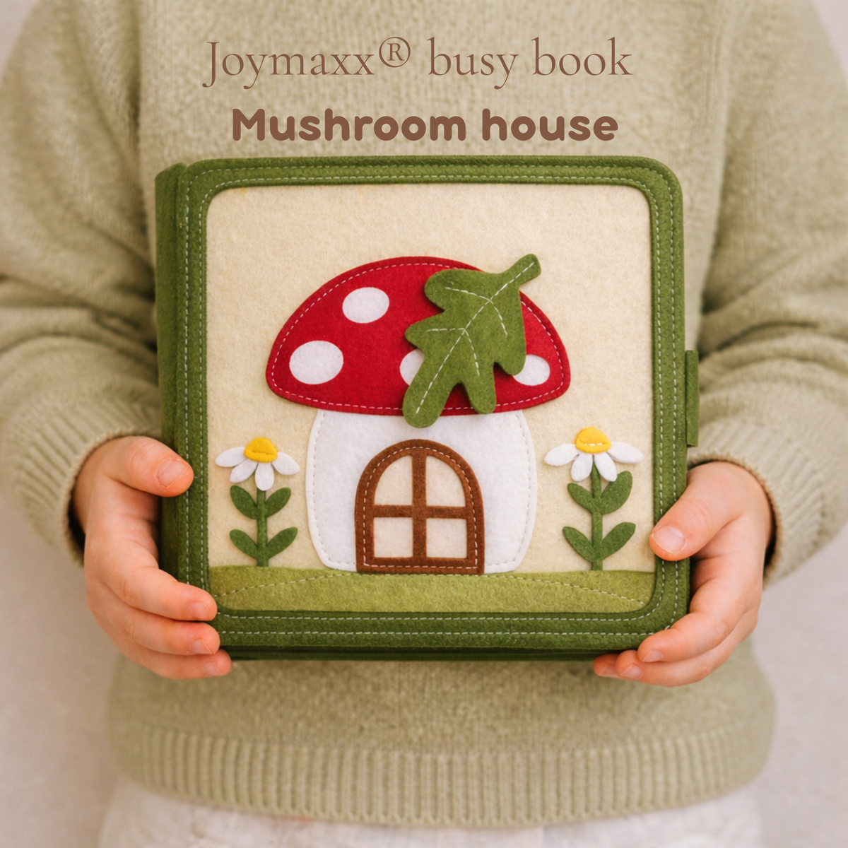 Livre d’activités en feutre – Maison Champignon dès 2 ans