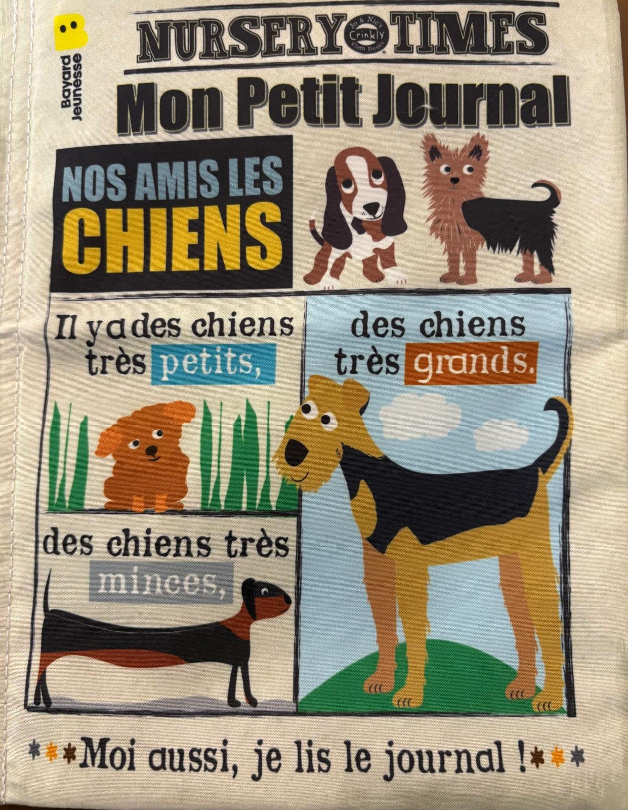 Mon premier journal en tissu - Plusieurs thèmes à découvrir