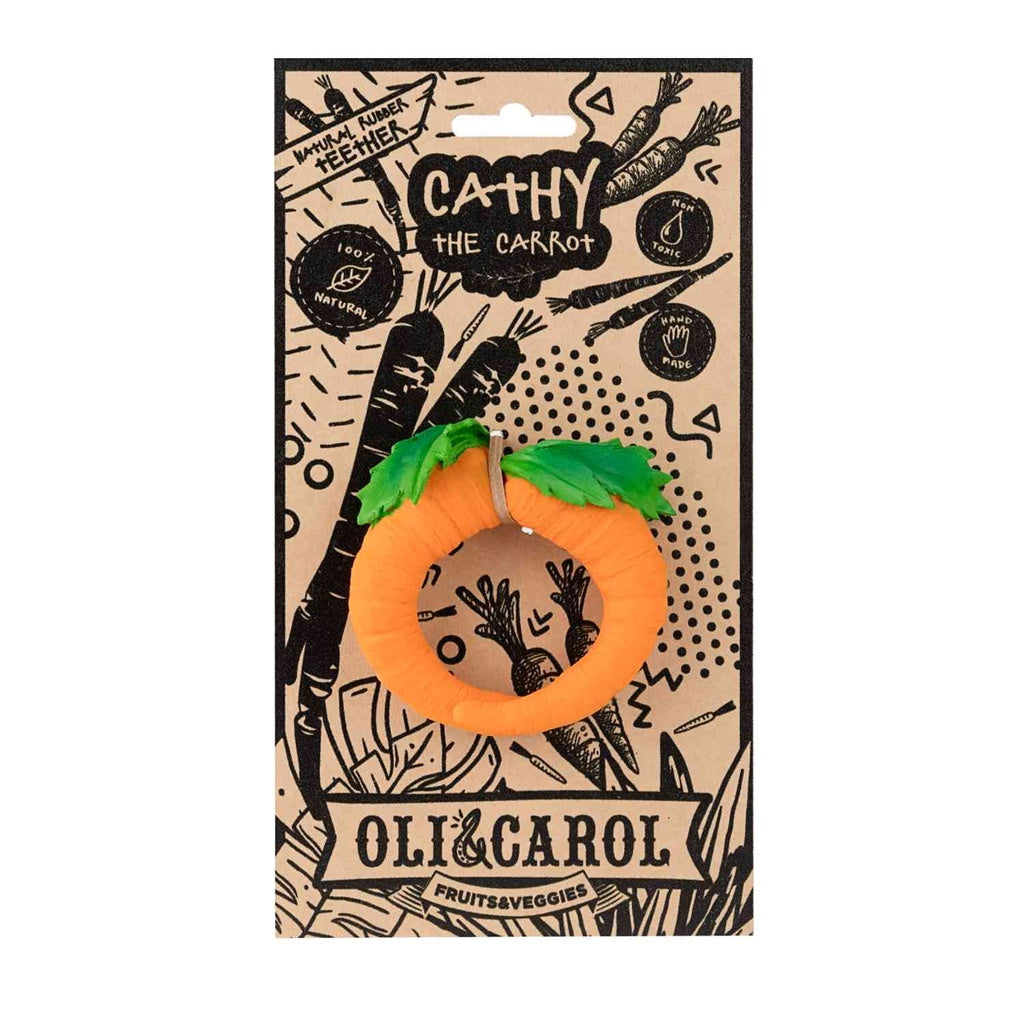 Cathy la carotte – Anneau de dentition – Oli & Carol