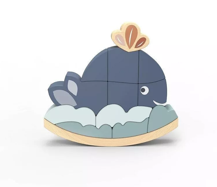 Cubes empilables en bois