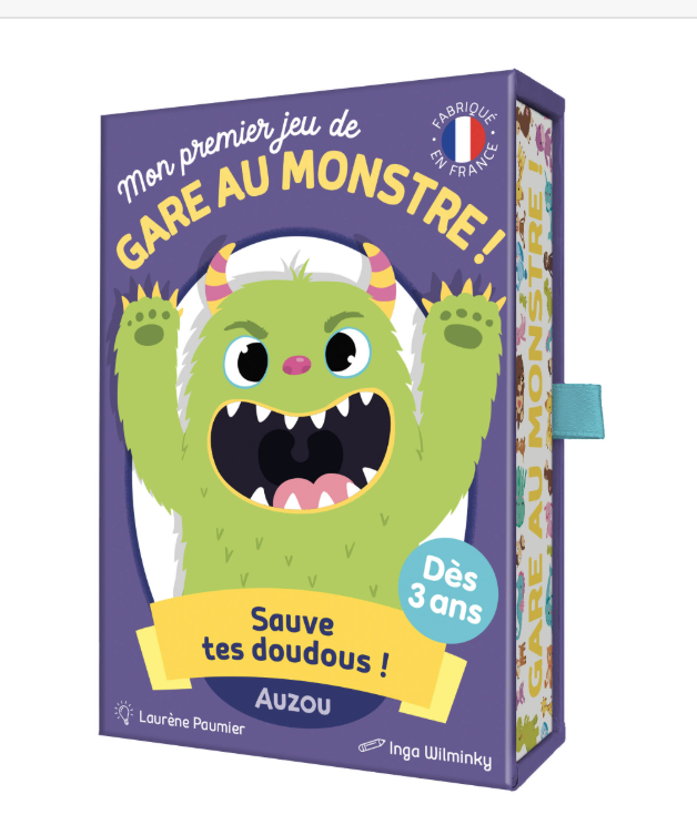 JEU DE CARTES - MON PREMIER JEU DE GARE AU MONSTRE ! Dès 3 ans