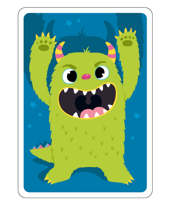 JEU DE CARTES - MON PREMIER JEU DE GARE AU MONSTRE ! Dès 3 ans