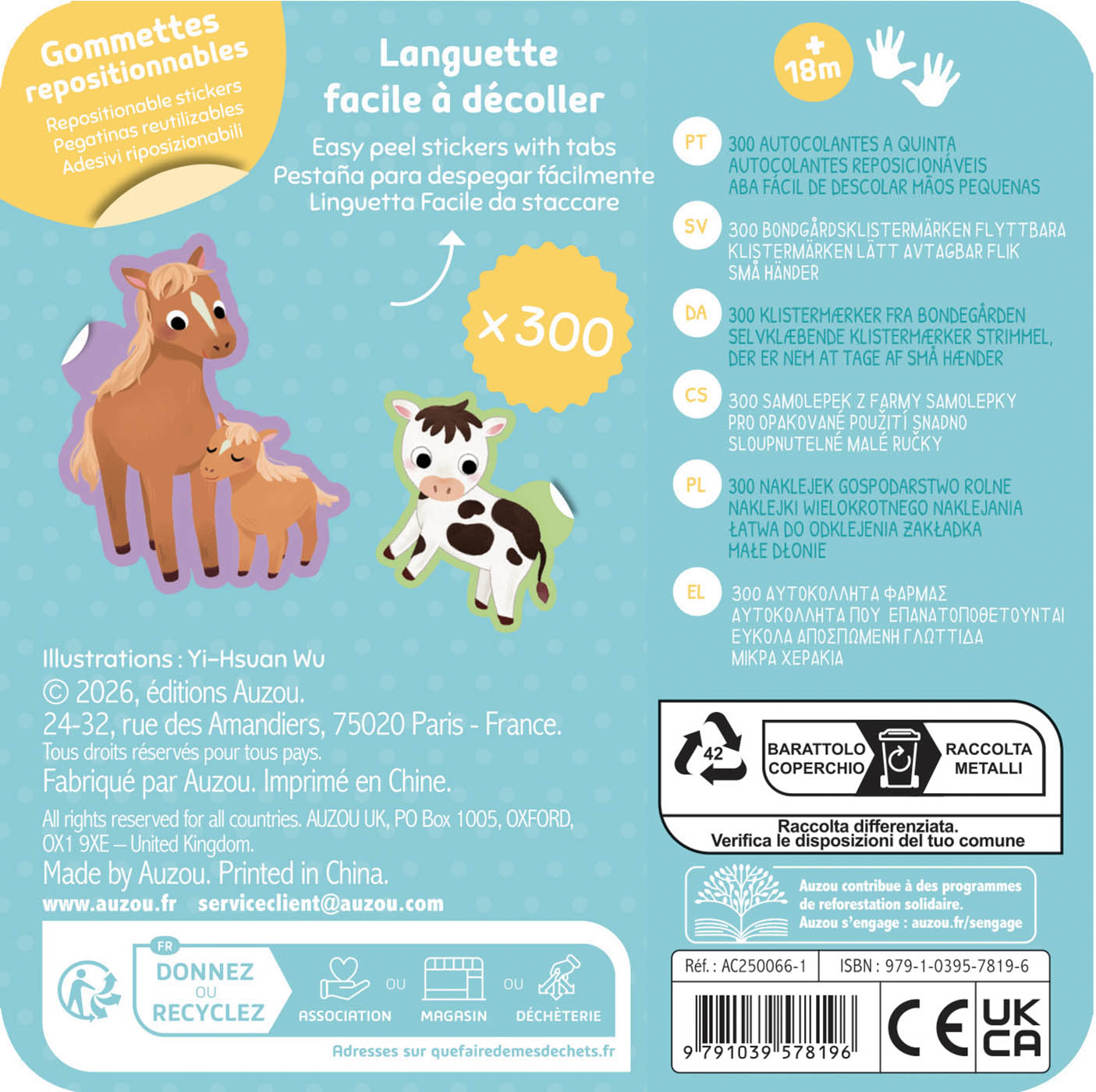 Gommettes la ferme