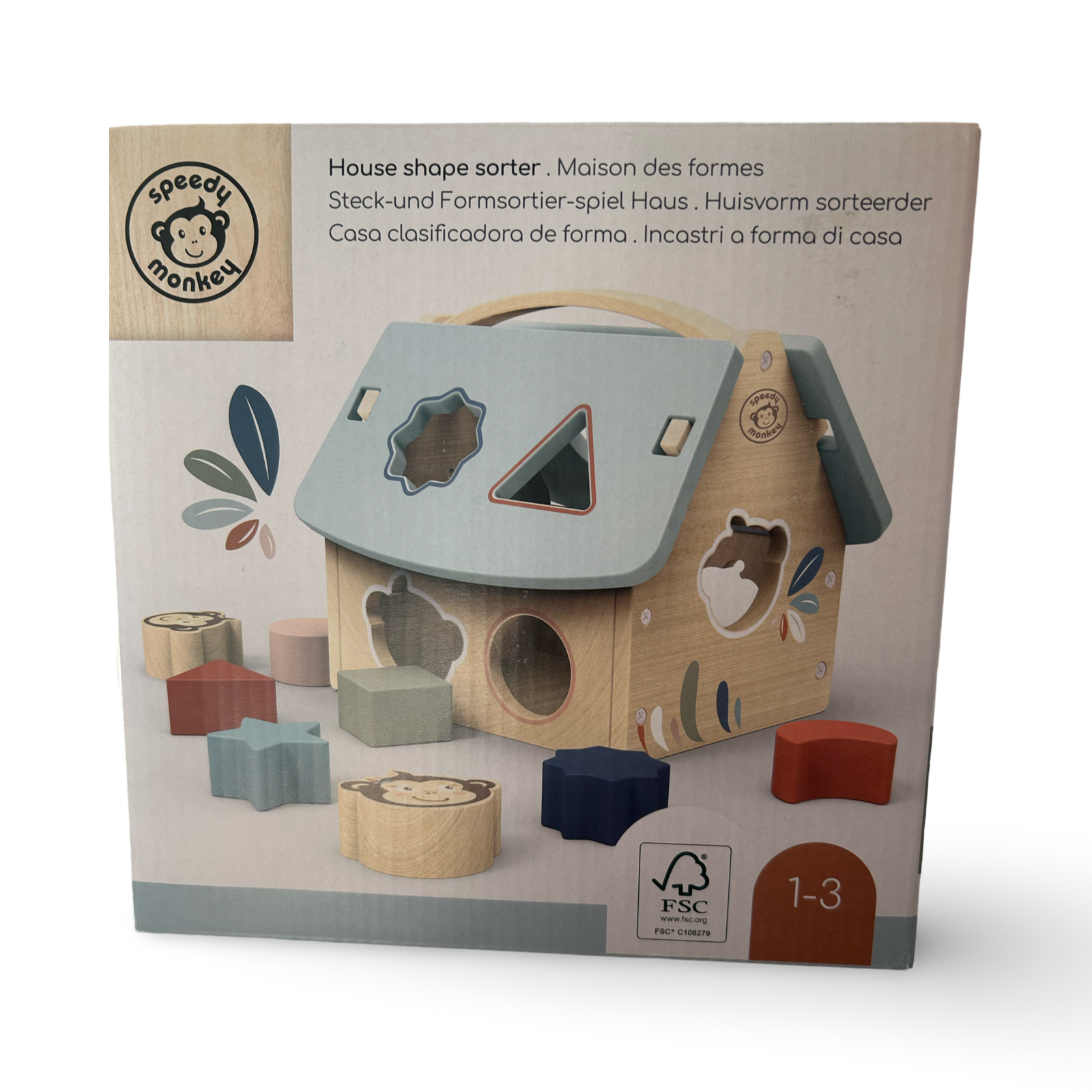 Maison des formes 8 blocs