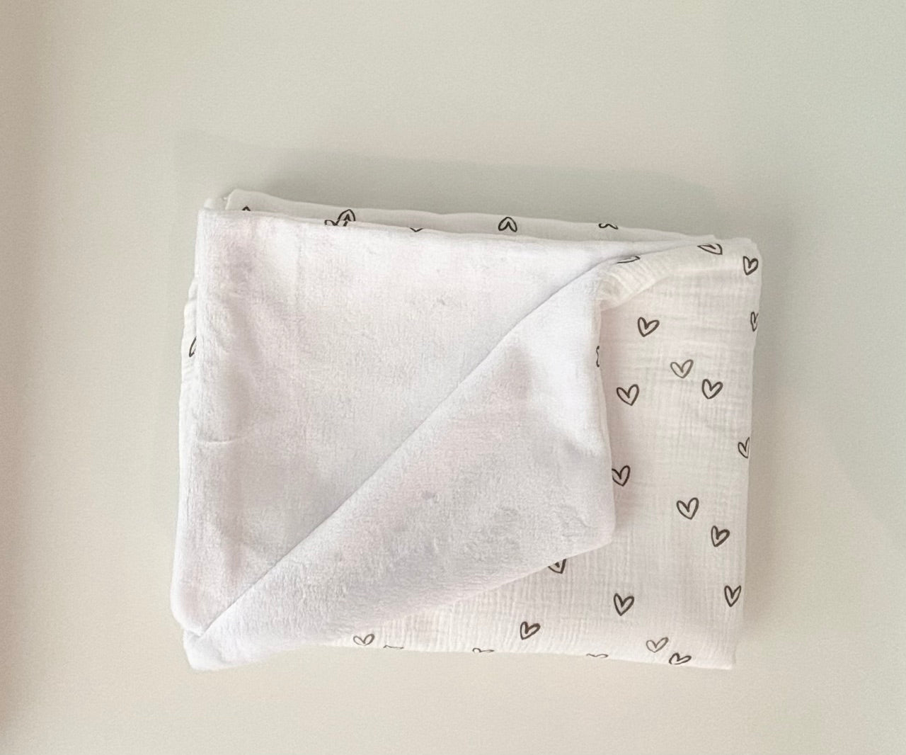 Couverture enfant personnalisée Petit Coeur