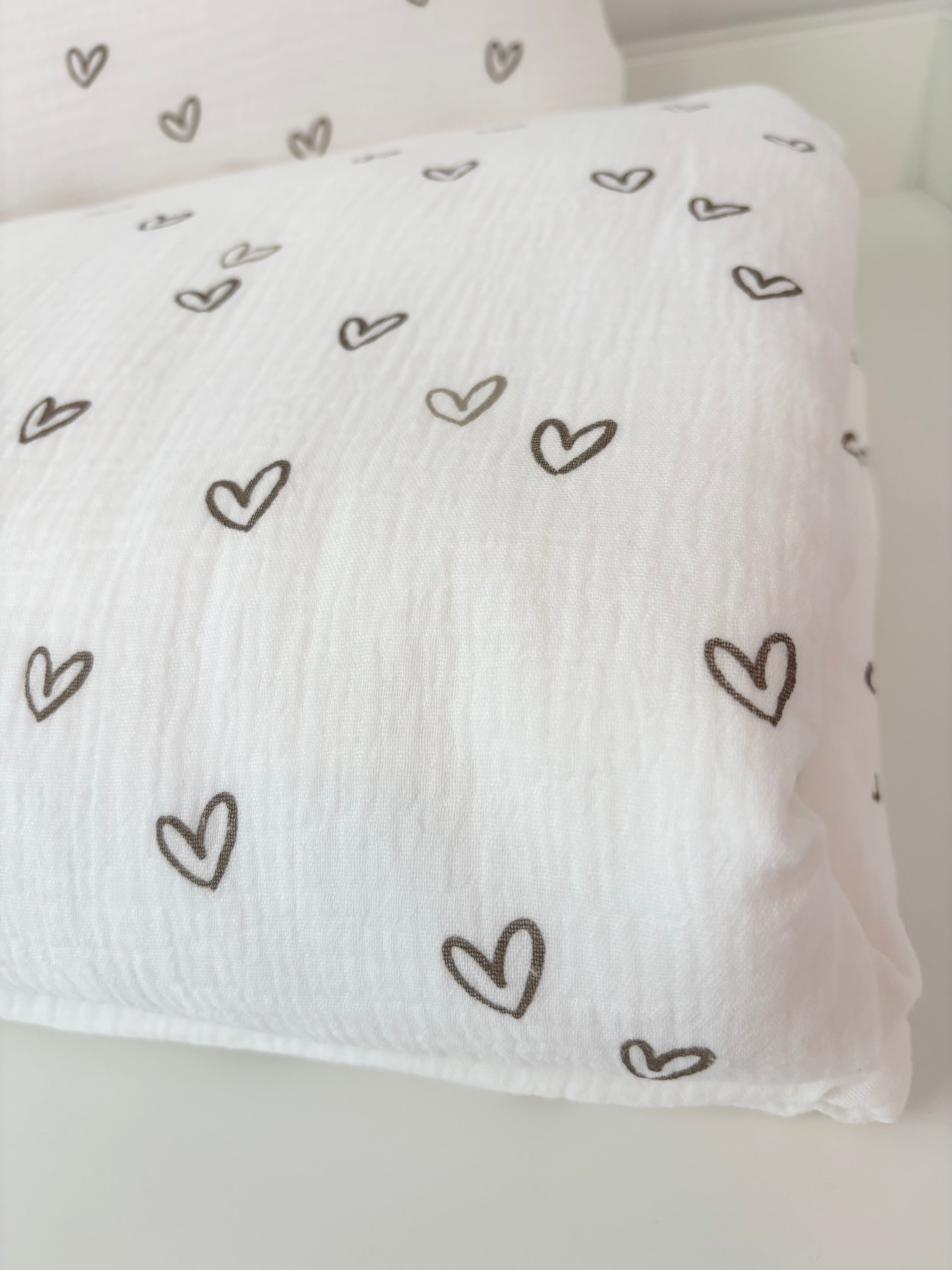 Parure de lit personnalisée Petit Coeur