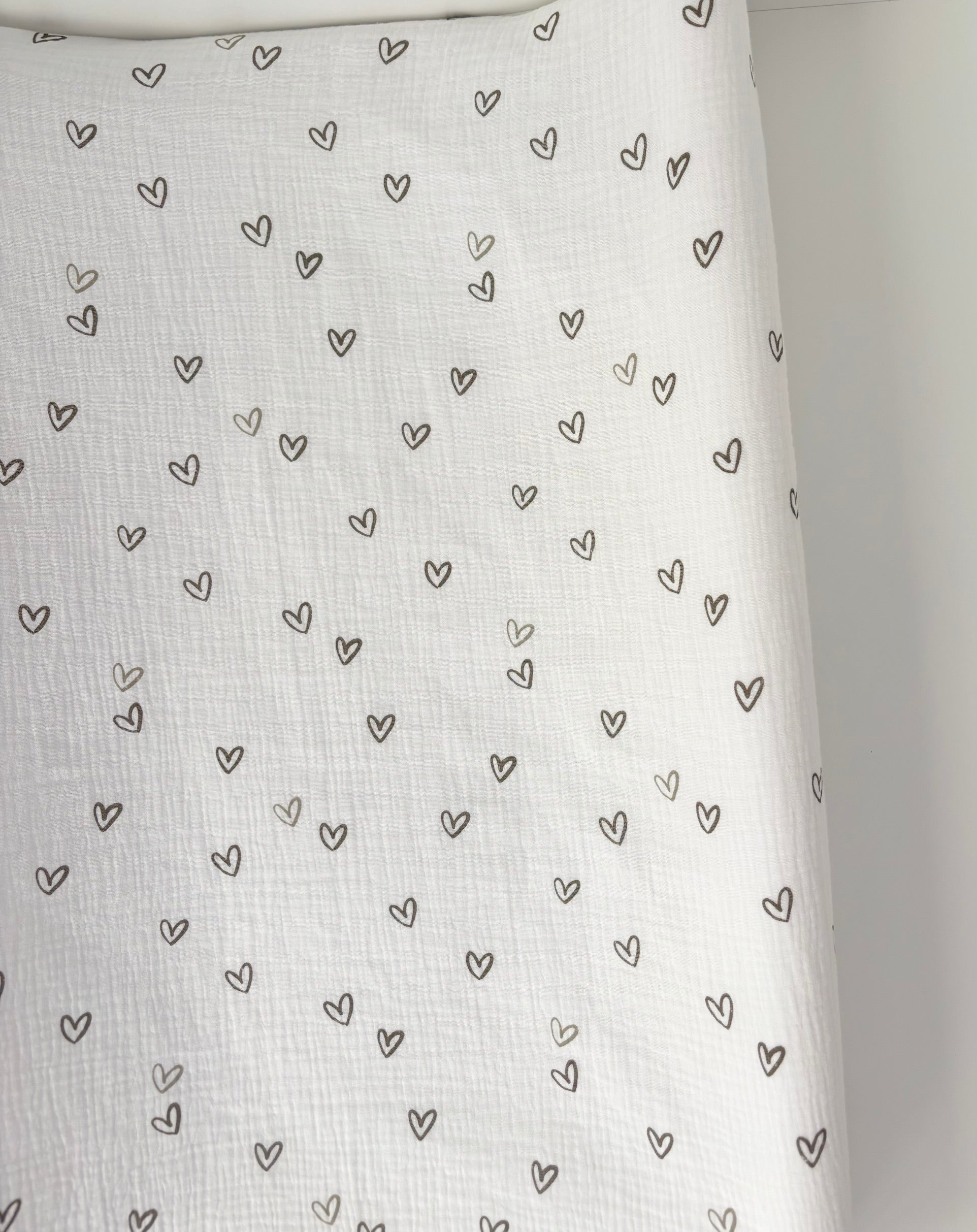 Housse de matelas à langer Petit Coeur