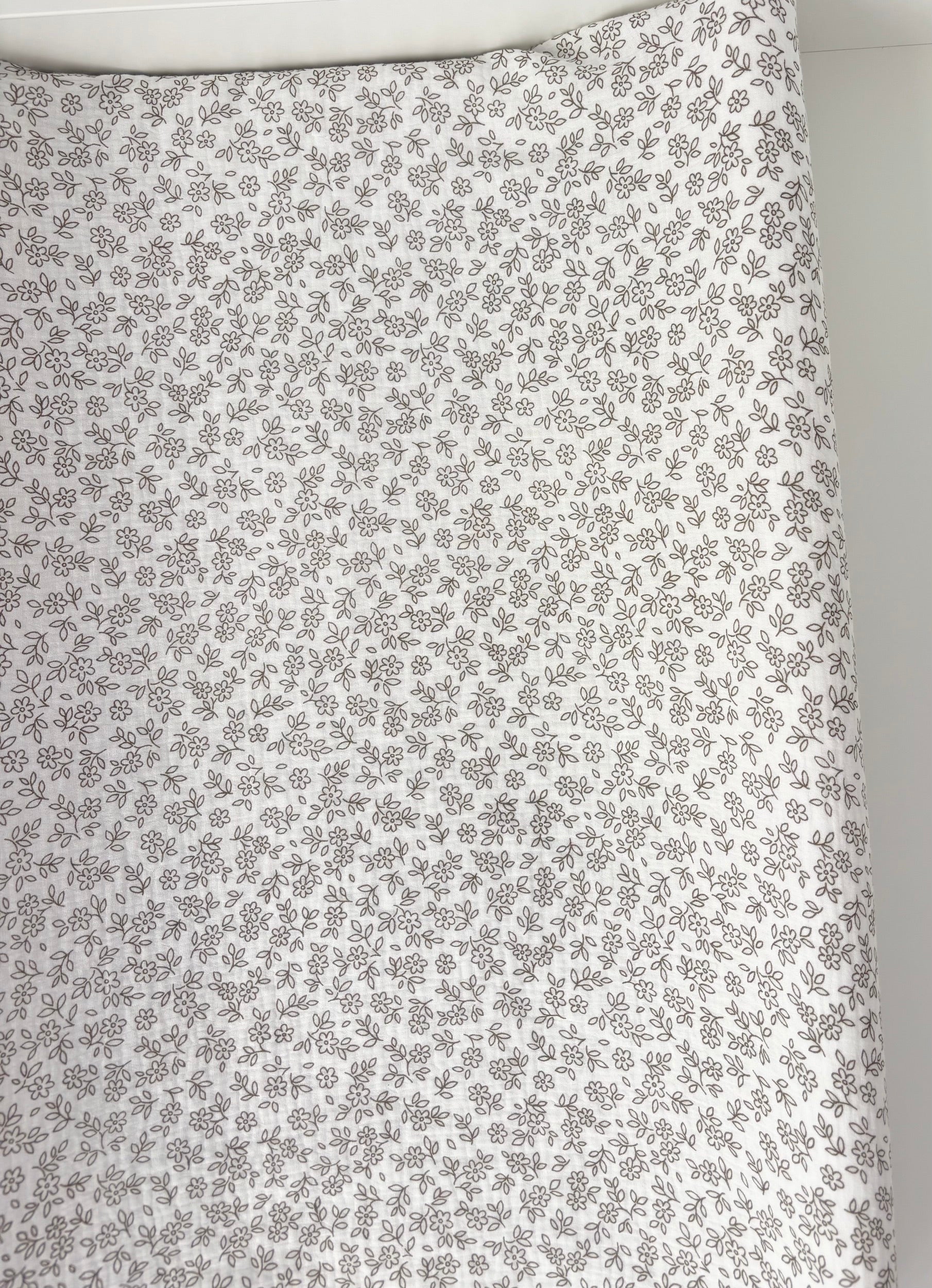 Housse de matelas à langer Petite fleur