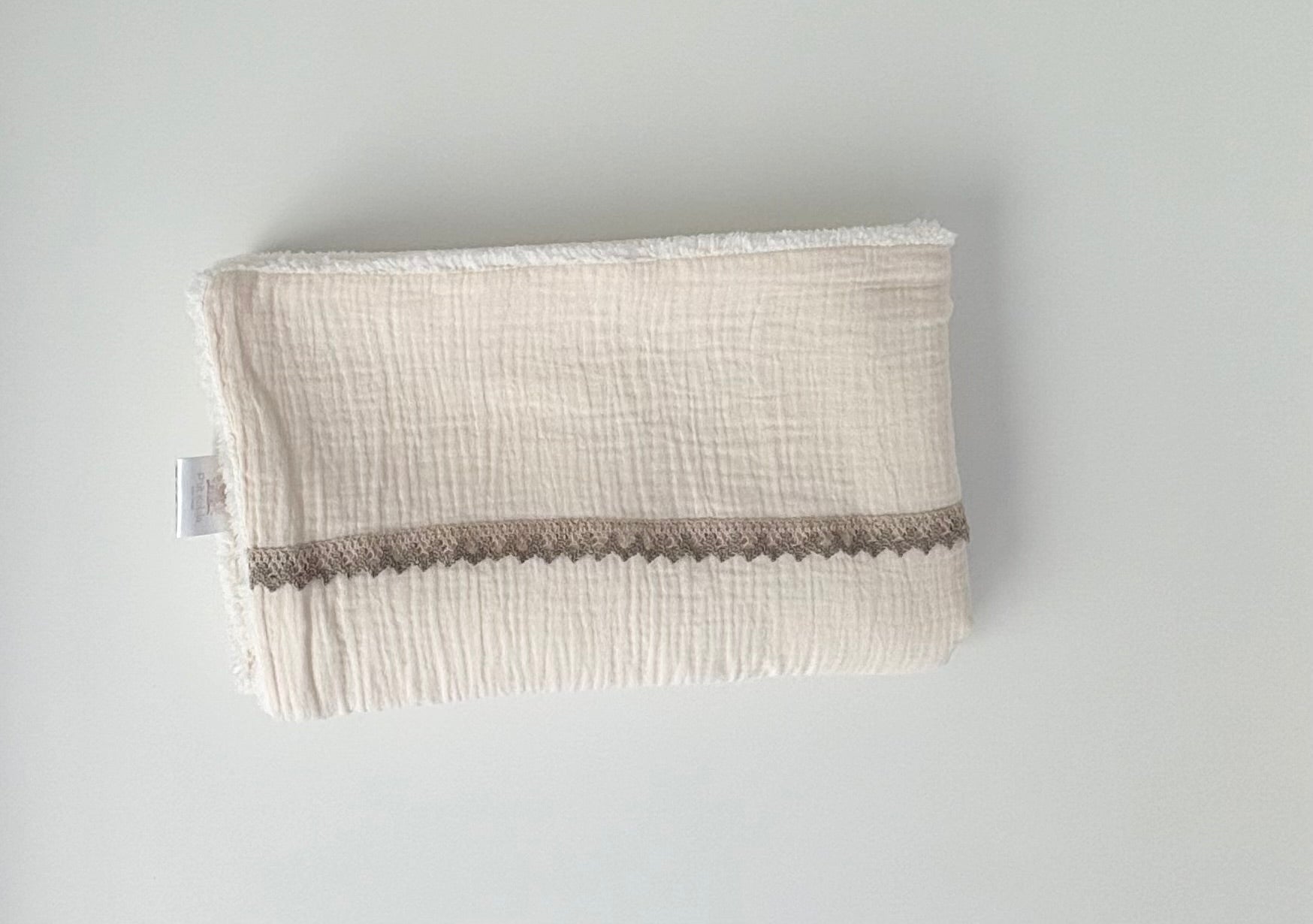 Couverture naissance personnalisée Dentelle d'Antan