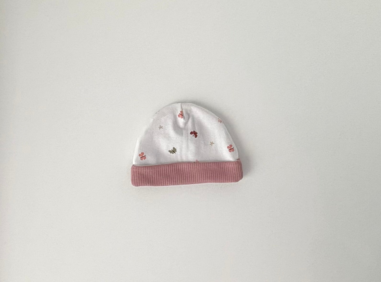 Bonnet naissance réversible Envolée Fleurie