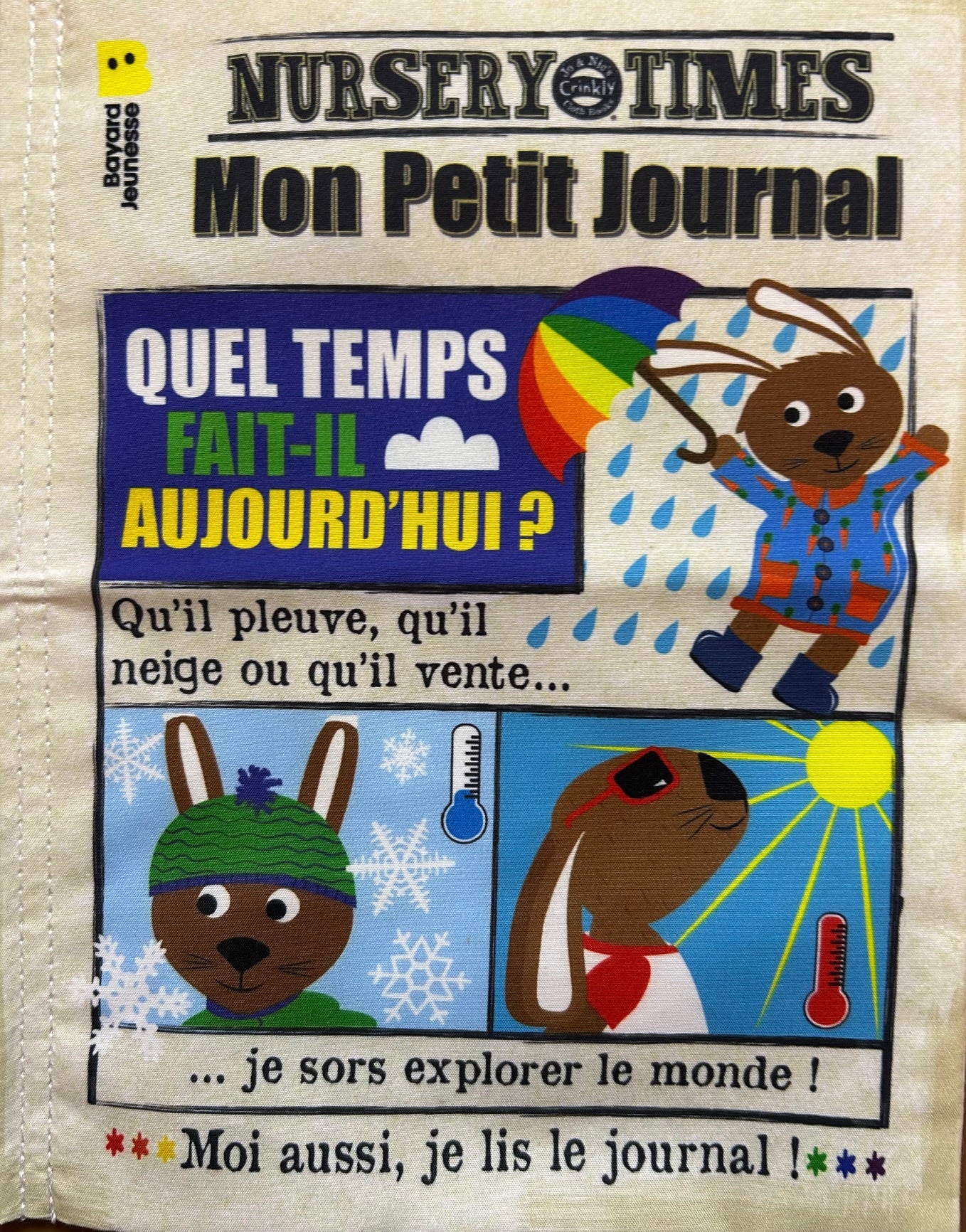 Mon premier journal en tissu - Plusieurs thèmes à découvrir