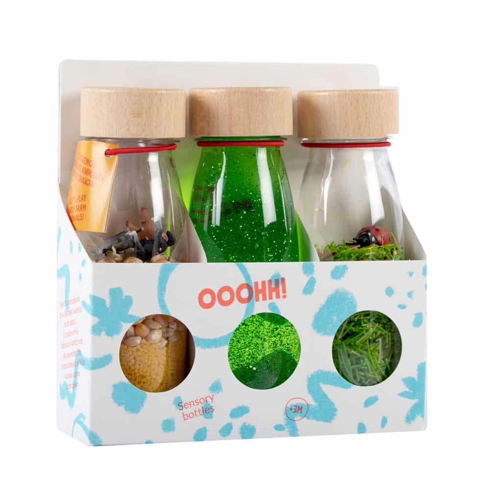 Coffret de 3 bouteilles sensorielles Life – Petit Boum