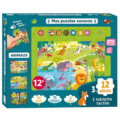 MES PUZZLES SONORES - LES ANIMAUX
