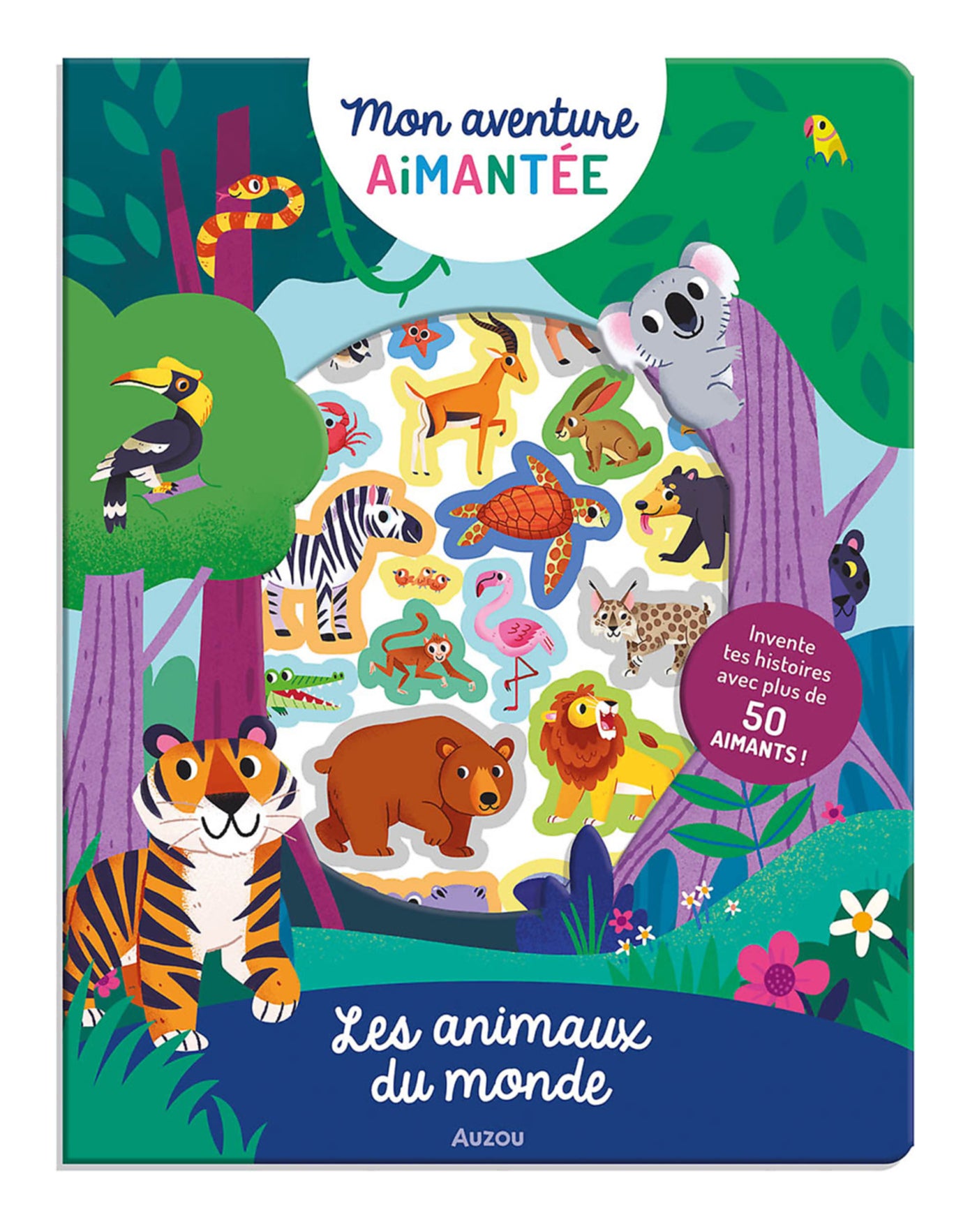 MON AVENTURE AIMANTÉE - LES ANIMAUX DU MONDE