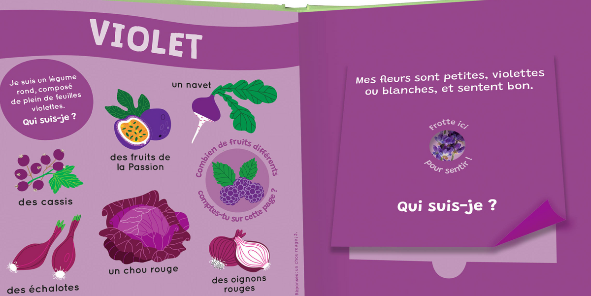 Mon livre des odeurs et des couleurs – Le marché