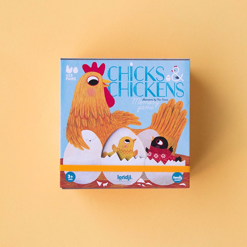 Jeu de mémoire Poules & Poussins Londji – Dès 3 ans