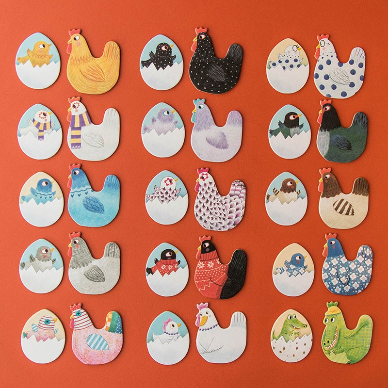 Jeu de mémoire Poules & Poussins Londji – Dès 3 ans