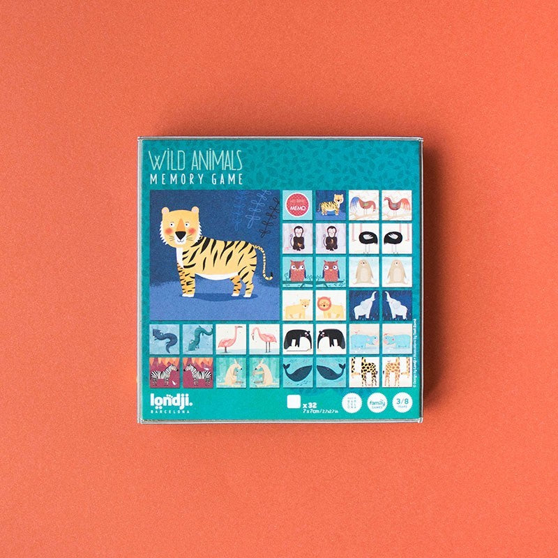 Jeu de mémoire Animaux Sauvages Londji – Dès 3 ans