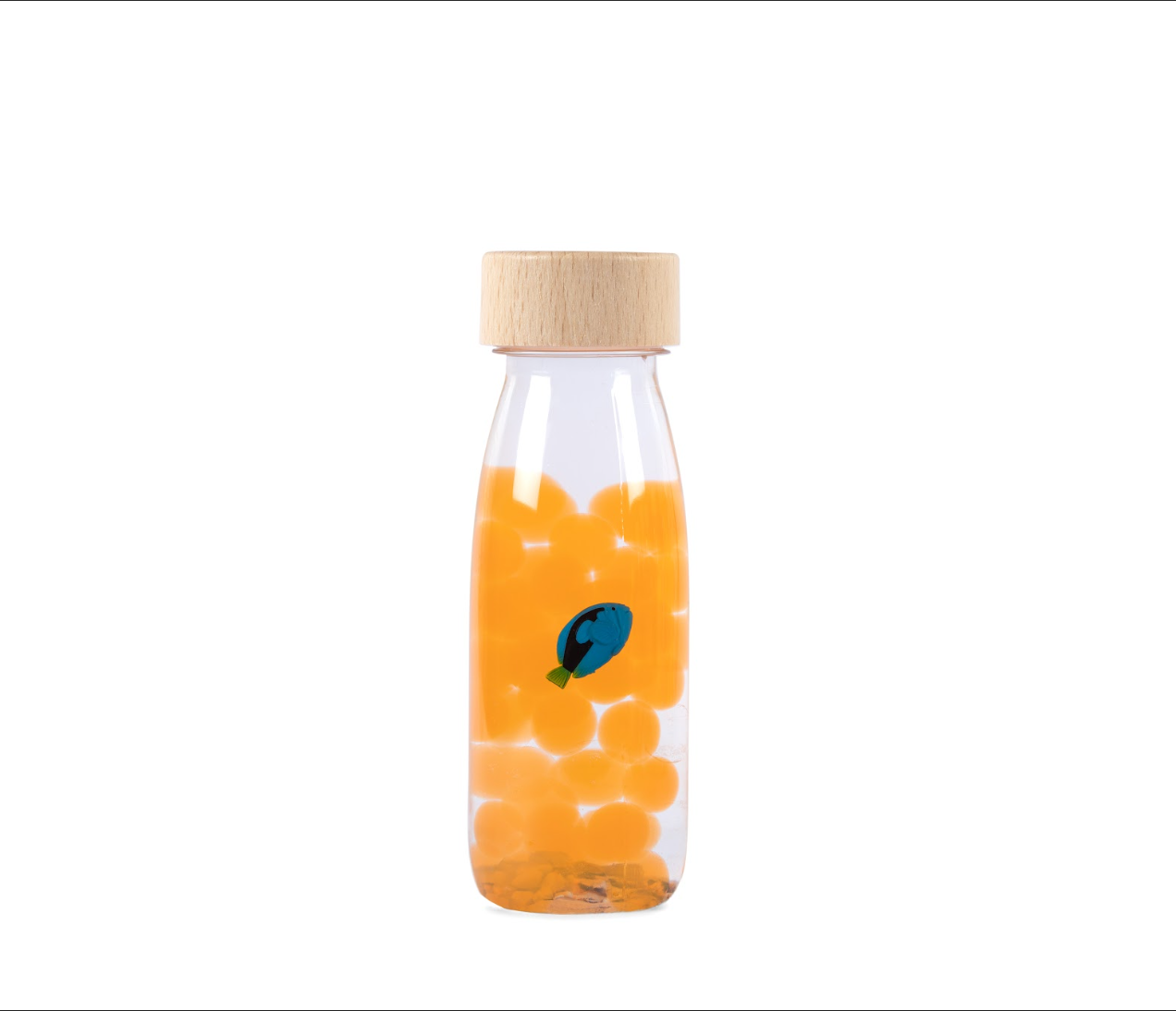 Bouteille sonore orange Poisson - Petit boum