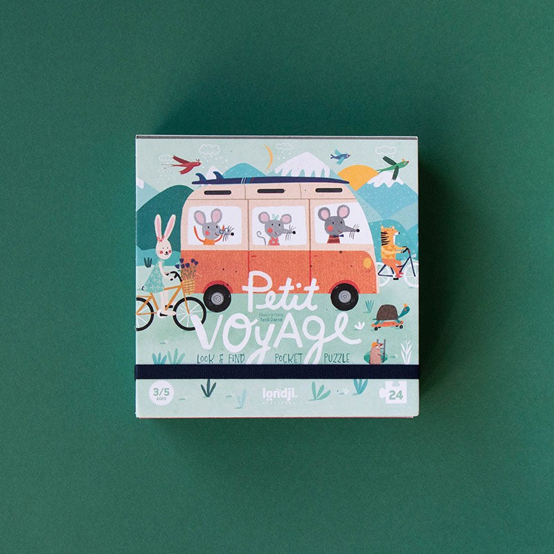 Pocket Puzzle Petit Voyage Londji – 3 à 5 ans