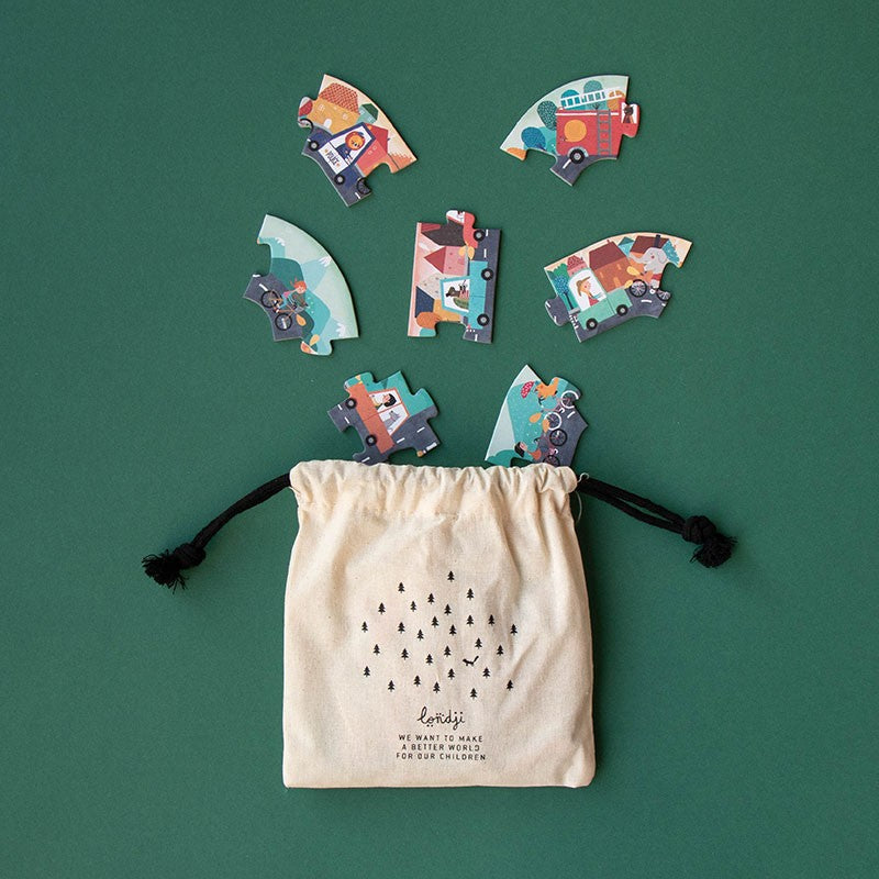 Pocket Puzzle Petit Voyage Londji – 3 à 5 ans