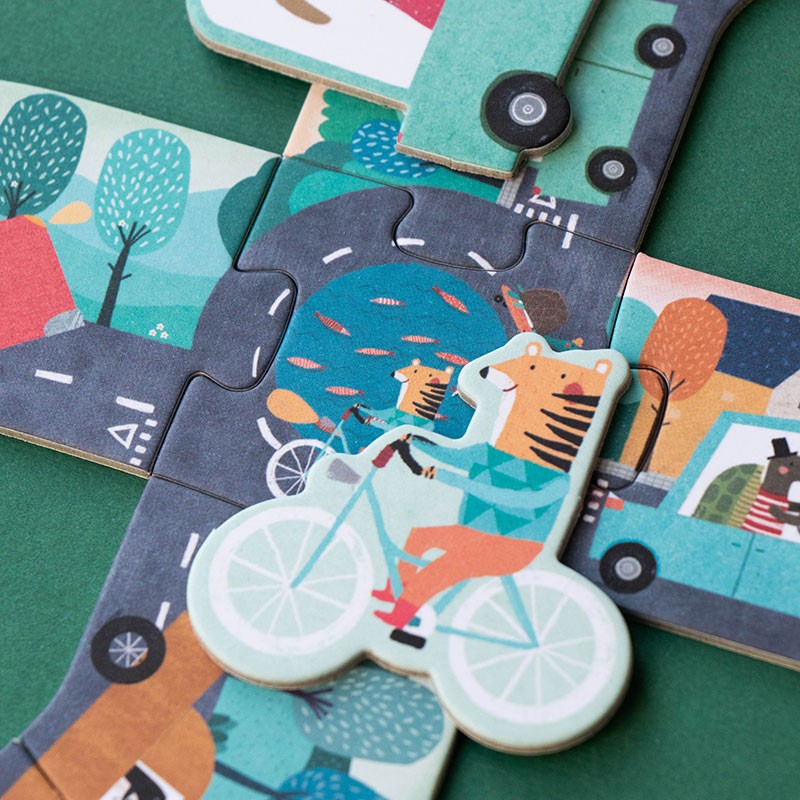 Pocket Puzzle Petit Voyage Londji – 3 à 5 ans