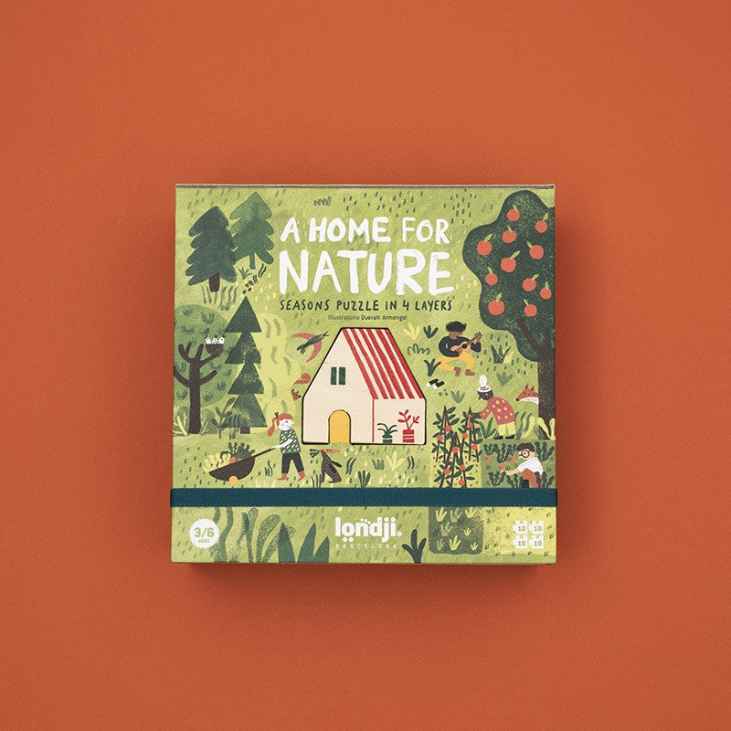 Puzzle Les Saisons Londji – 4 x 10 pièces | Dès 3 ans
