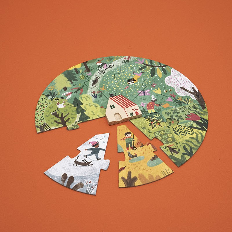 Puzzle Les Saisons Londji – 4 x 10 pièces | Dès 3 ans