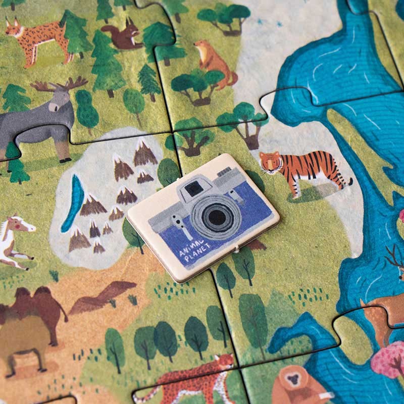 Puzzle Planète Animaux Londji – 70 pièces – dès 5 ans