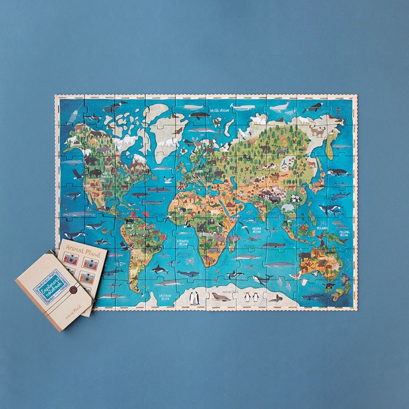 Puzzle Planète Animaux Londji – 70 pièces – dès 5 ans