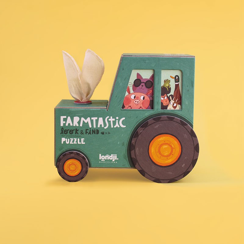 Puzzle Farmtastic Londji – 36 pièces | Dès 3 ans