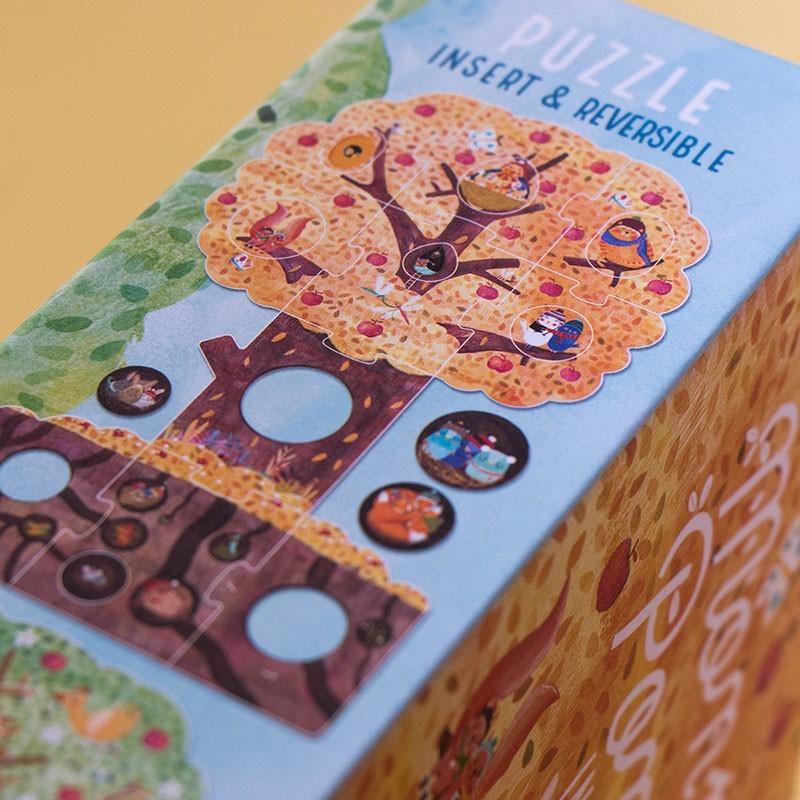 Puzzle Mon Petit Pommier Londji – Réversible | Dès 3 ans