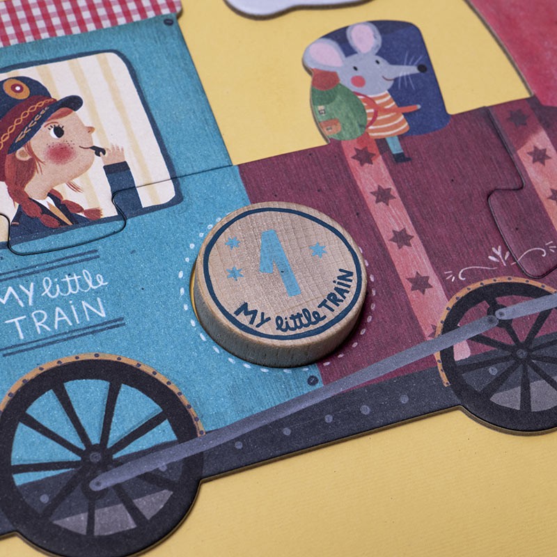 Puzzle Train Londji – Dès 2 ans