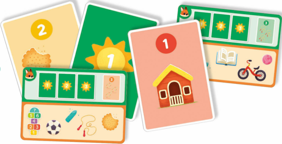 JEU DE CARTES - JEU DE 1, 2, 3... SOLEIL ! dès 4ans