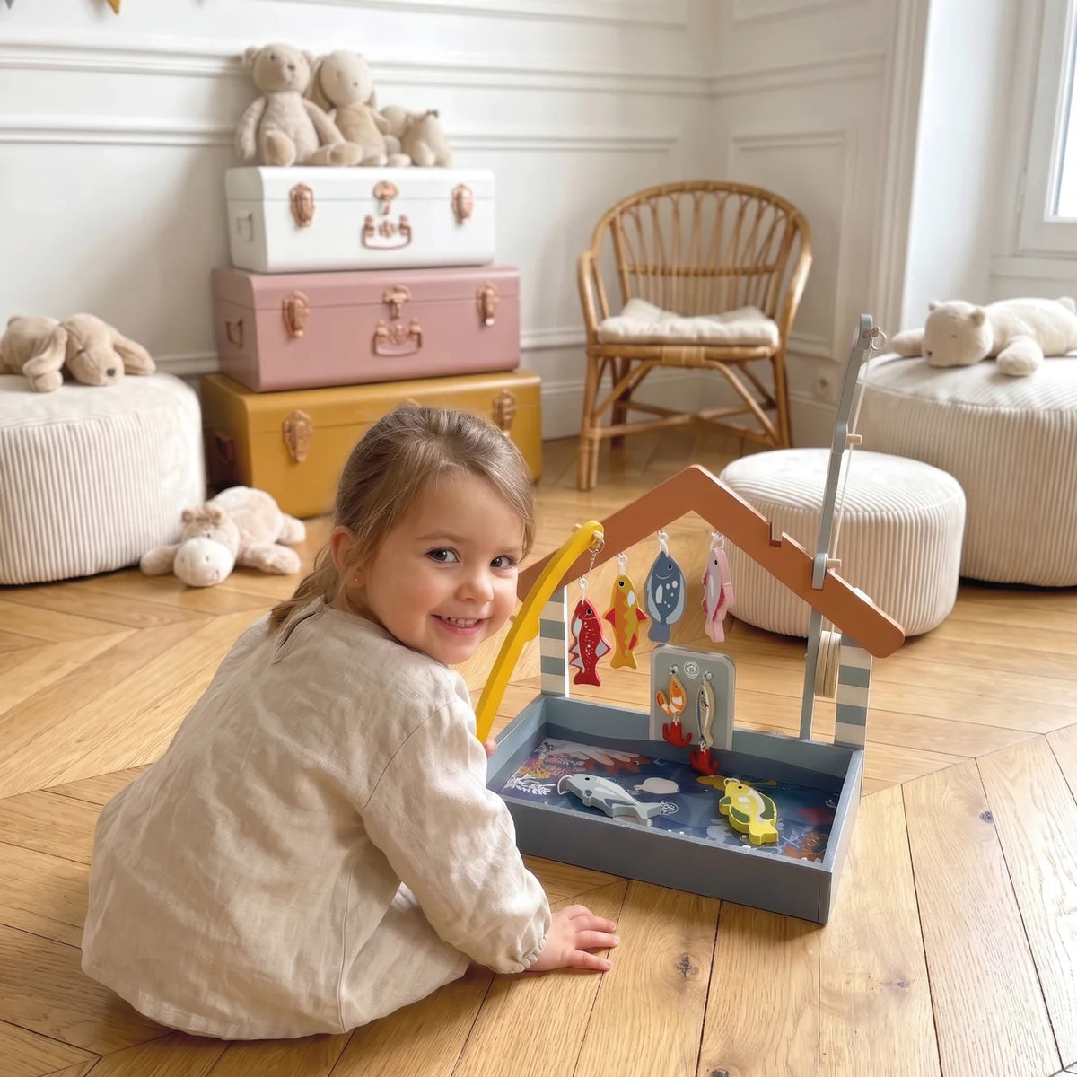 Club de pêche magnétique en bois – Speedy Monkey – Dès 3 ans