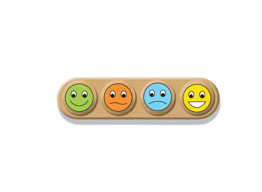 Tampons Bois Smiley – Émotions et Créativité