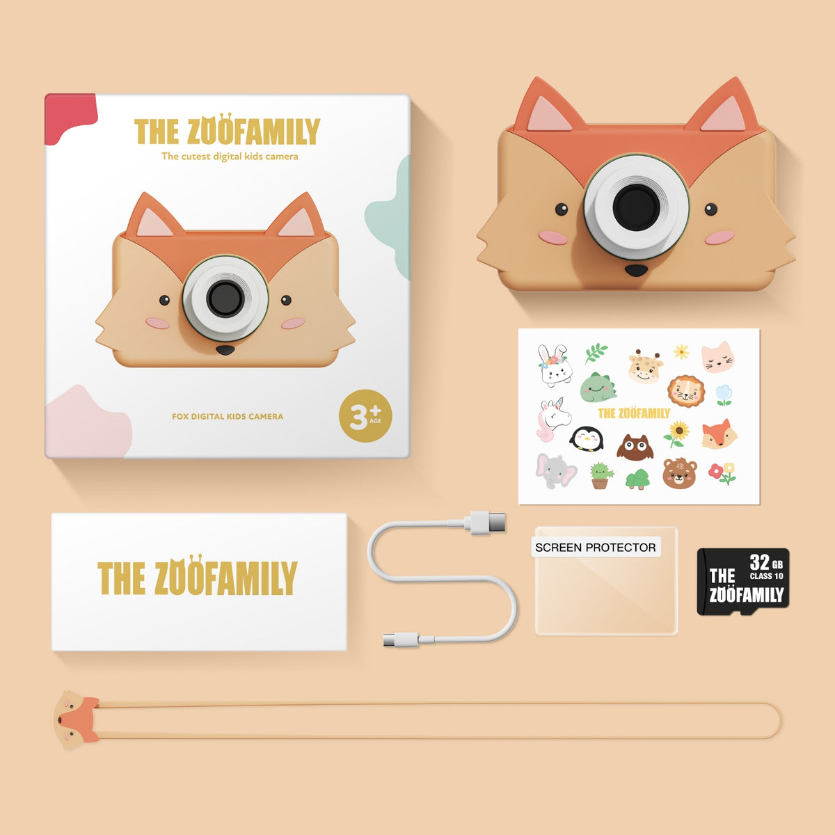Appareil photo enfant Renard – The Zoofamily