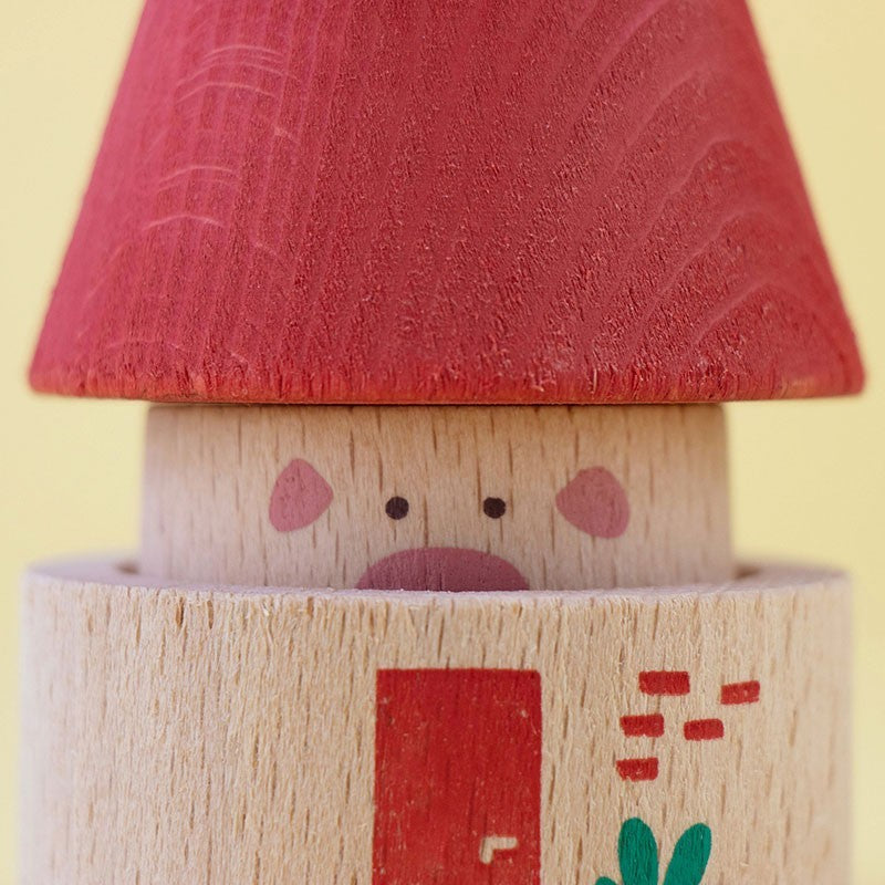 Jouet en bois - Les trois petits cochons dès 2 ans