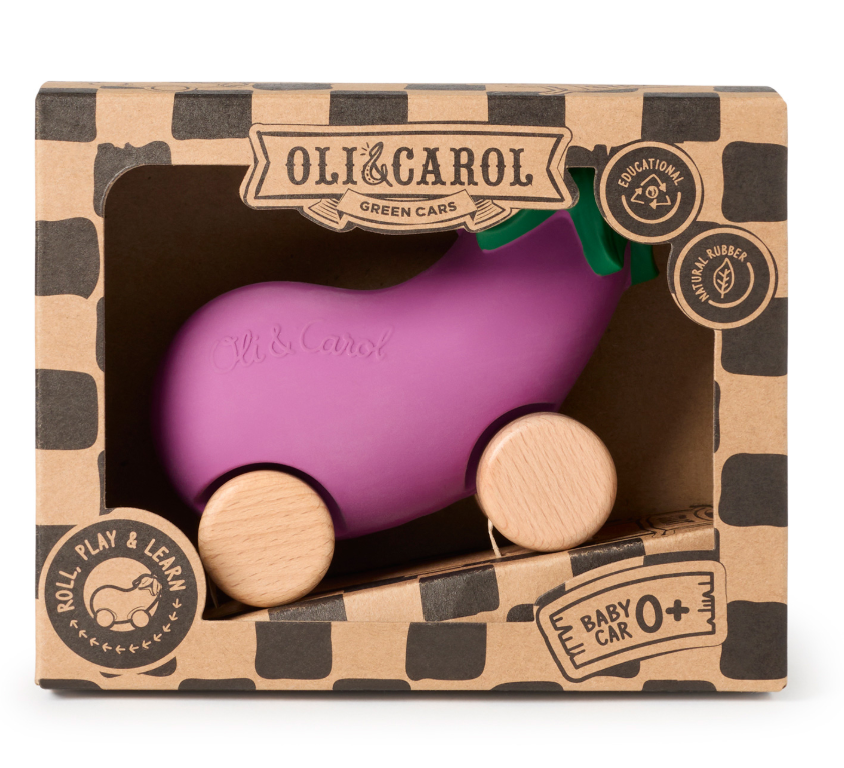 Aubergine Baby Car
