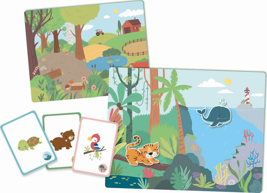 MON PETIT COFFRET AIMANTÉ - LES BÉBÉS ANIMAUX Dès 3 ans