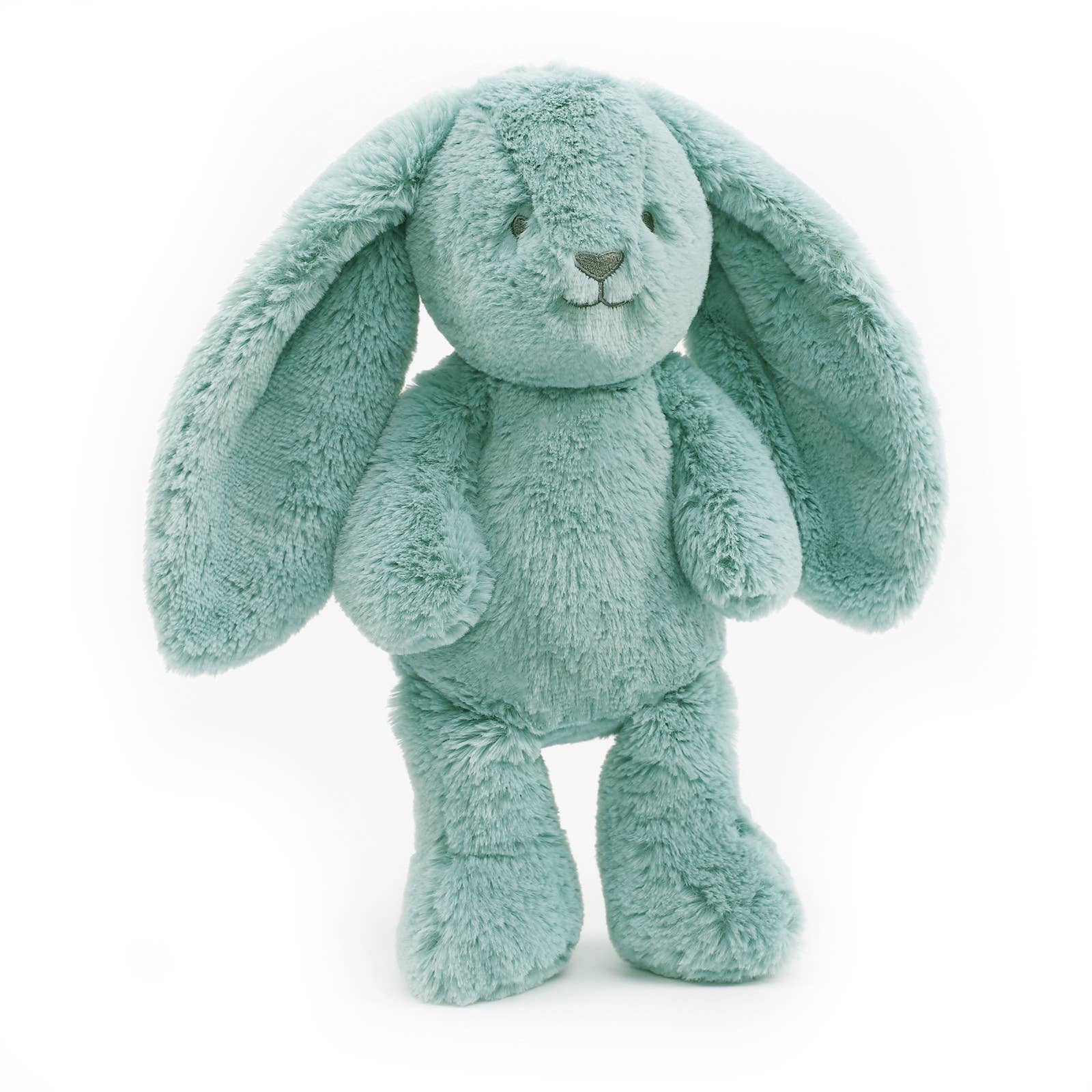 Peluche lapin vert - 34 cm