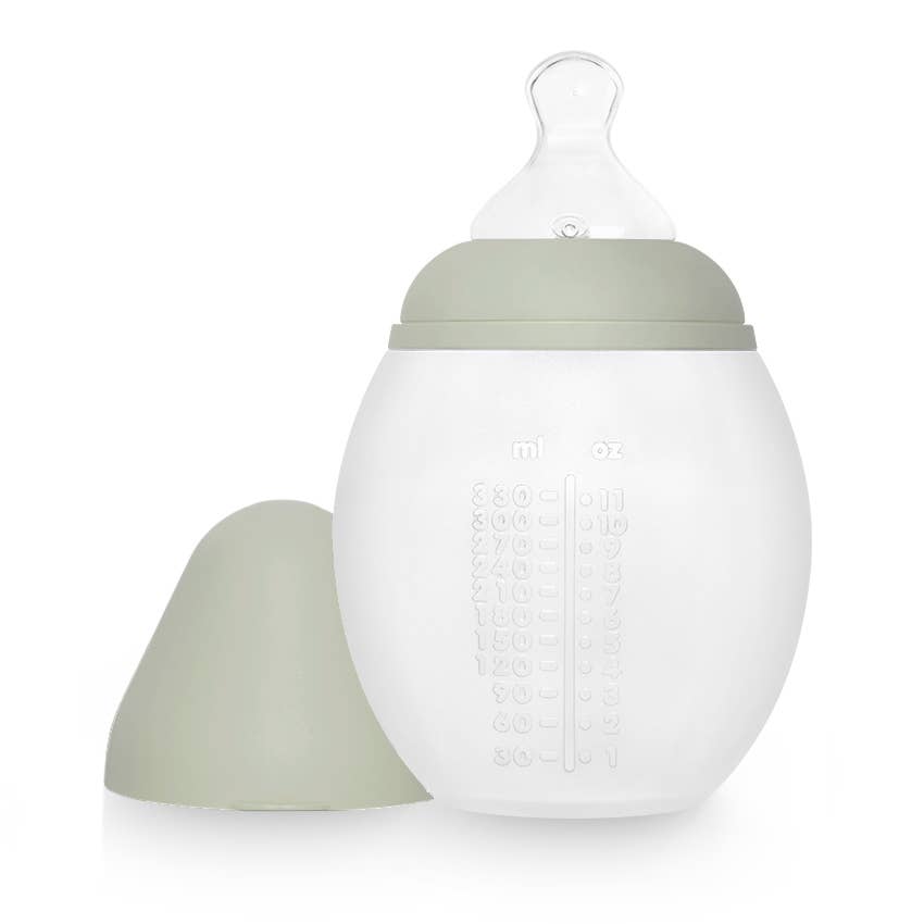 Biberon en silicone 330 ml - Sauge