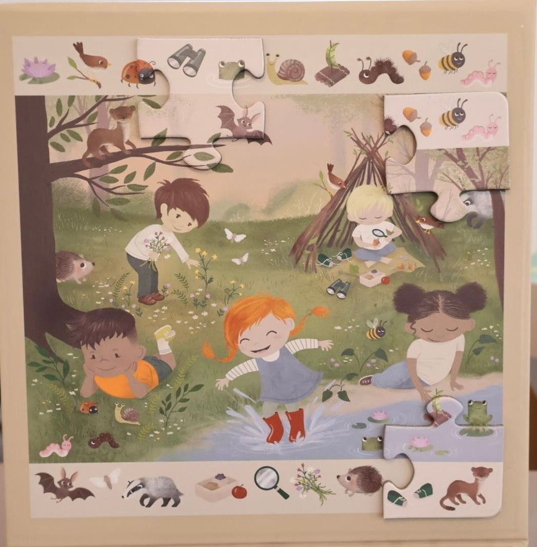 Puzzle magnétique Forêt enchantée – 20 pièces pour enfants dès 3 ans
