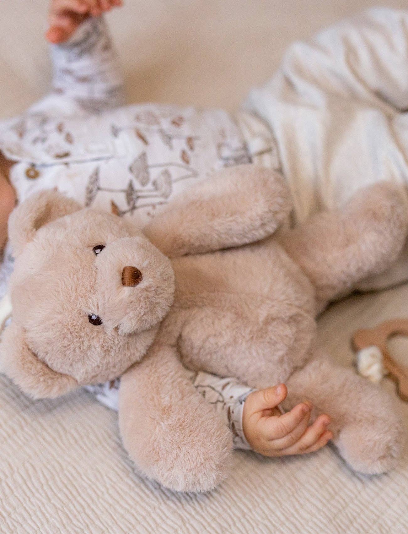 Ours en peluche Teddy, Boîte à musique, Beige